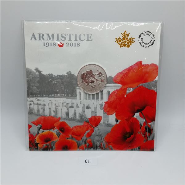 RCM Armistice 1918-2018 $10 Fine Silver Coin