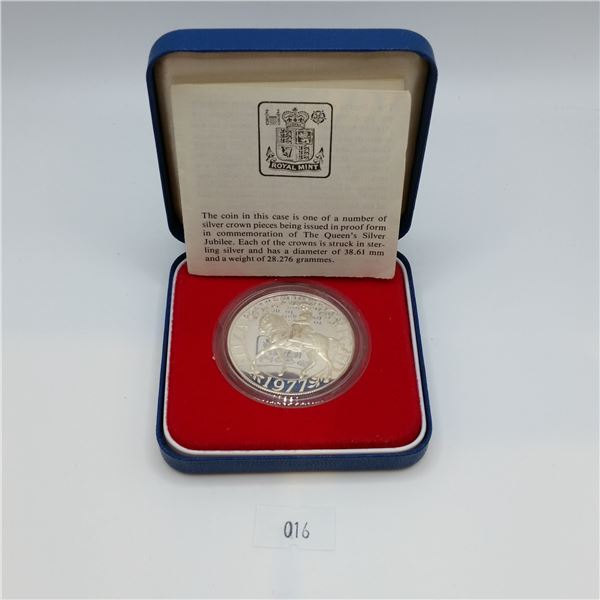Royal Mint 1977 Silver Proof Crown