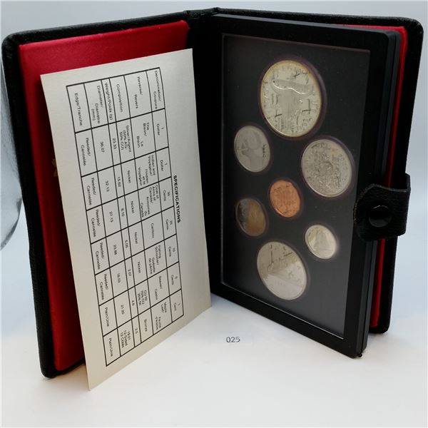 1982 Canadian Double Dollar Proof Set 23.3g 50% Silver