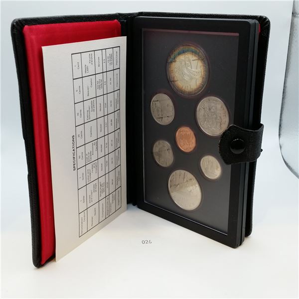 1983 Canadian Double Dollar Proof Set 23.3g 50% Silver