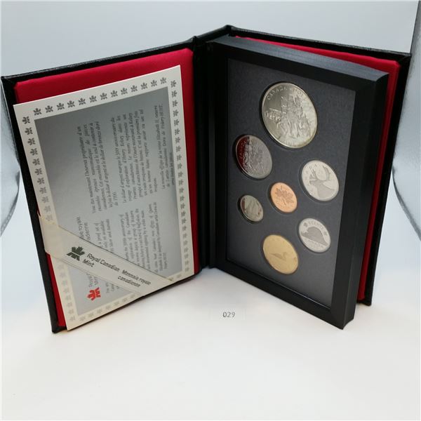 1990 Canadian Double Dollar Proof Set 23.3g 50% Silver