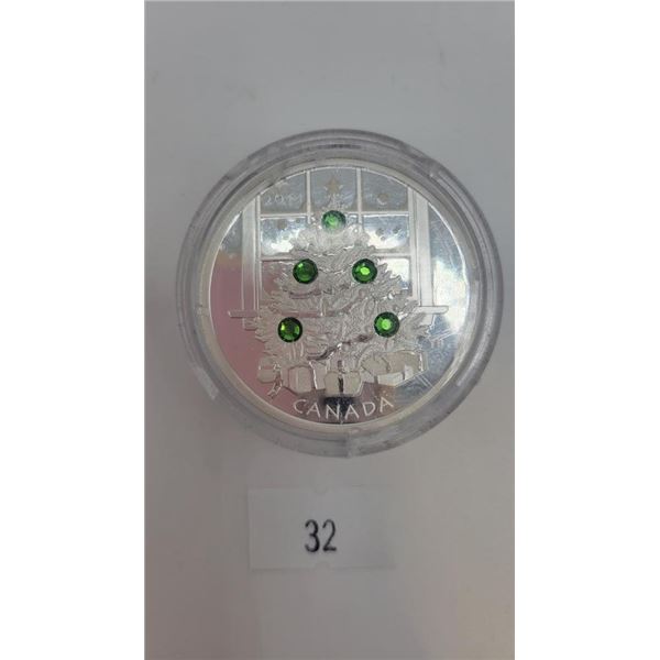 2011 Fine Silver RCM $20 Coin "Christmas Tree"