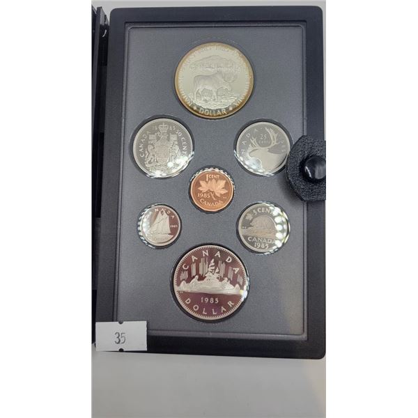1985 Canadian Double Dollar Proof Set 23.3g 50% Silver