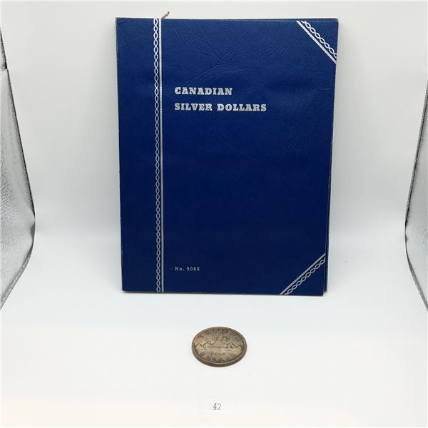 Whitman Silver Dollar Folder with 1962 Silver Dollar