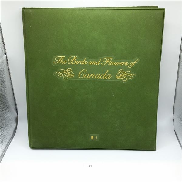 Birds and Flowers of Canada Stamp Album