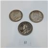 Image 2 : 3 George V 50 Cent Pieces