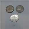 Image 1 : 3 Canadian Silver Dollars