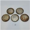 Image 2 : 5 George V British Half Crowns