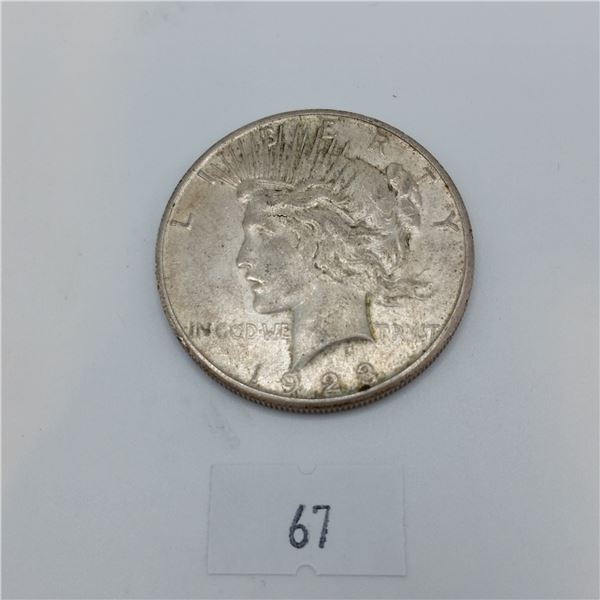1923 American Silver Peace Dollar