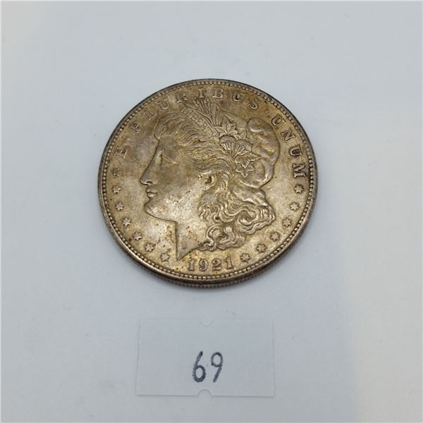 1921 American Silver Morgan Dollar