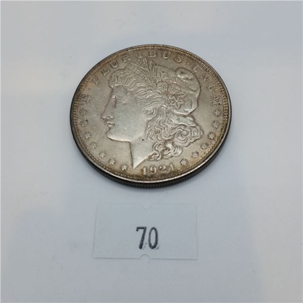 1921 American Silver Morgan Dollar