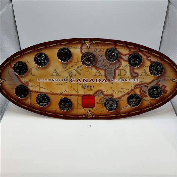 Millennium Canada 1999 Quarter Set