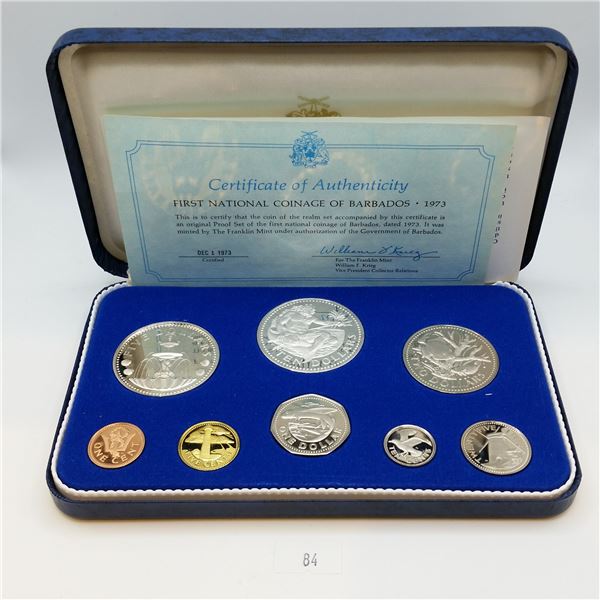 First National Coinage of Barbados Proof Set