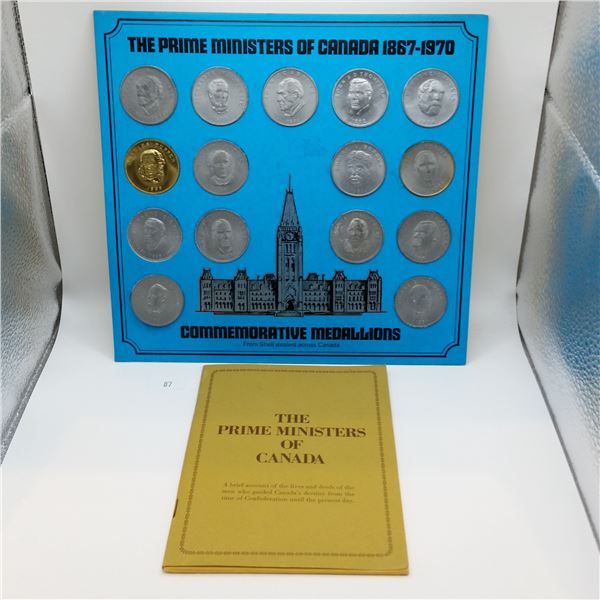 Prime Ministers of Canada Medallion Set