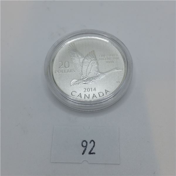 RCM $20 Fine Silver Coin - Canada Goose