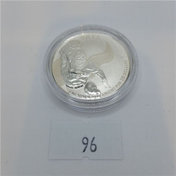 RCM $20 Fine Silver Coin - Superman