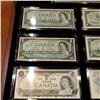 Image 4 : Beautiful Banknote Display Case with 1937-1973 $1 Bills