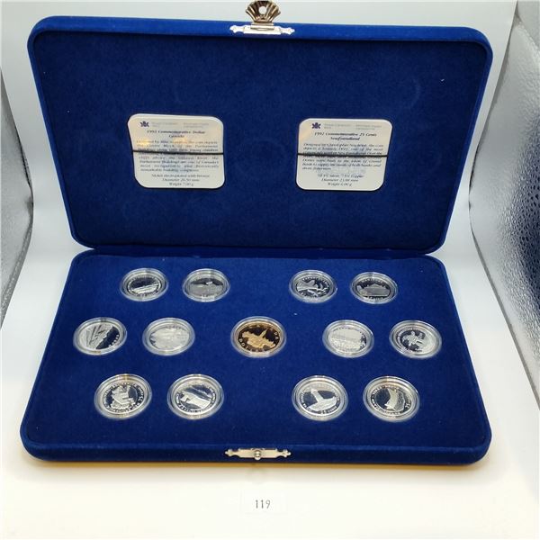 Canada 125 Commemorative Coin Set 72g 92.5% Silver