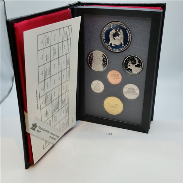 1988 Double Dollar Proof Set 23.3g 50% Silver