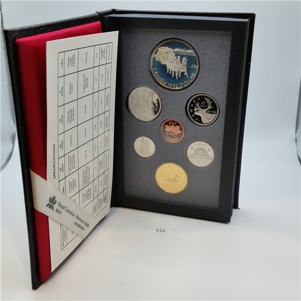 1992 Double Dollar Proof Set 25.175g 92.5% Silver