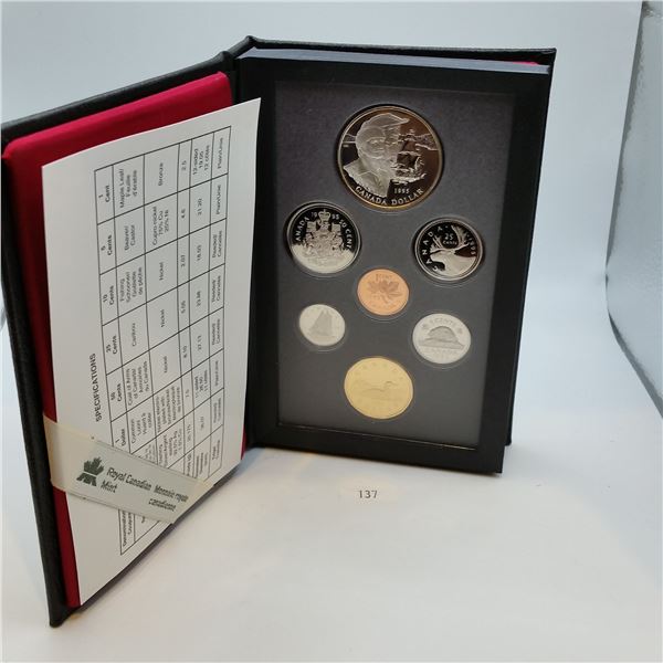 1995 Double Dollar Proof Set 25.175g 92.5% Silver