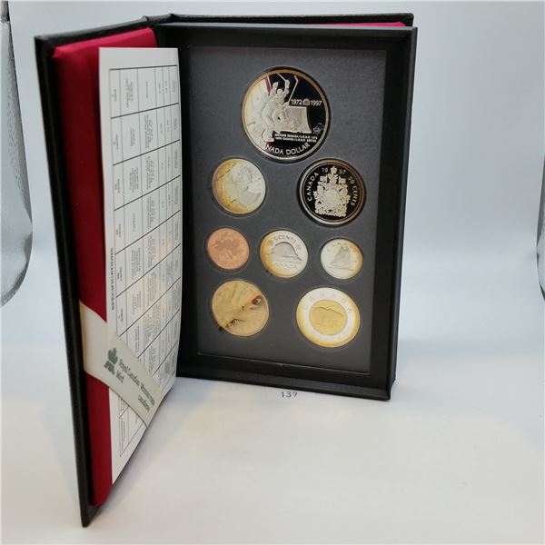 1997 Double Dollar Proof Set 57g 92.5% Silver