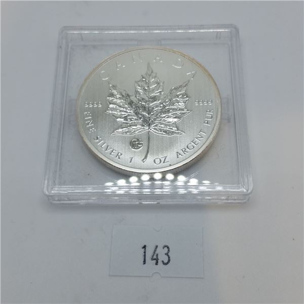 Canadian Maple Leaf with Fabulous 15 Privy Mark 1 toz .9999 Silver