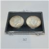 Image 2 : 1964 Kennedy Half Dollar Set of 2 25g 90% Silver