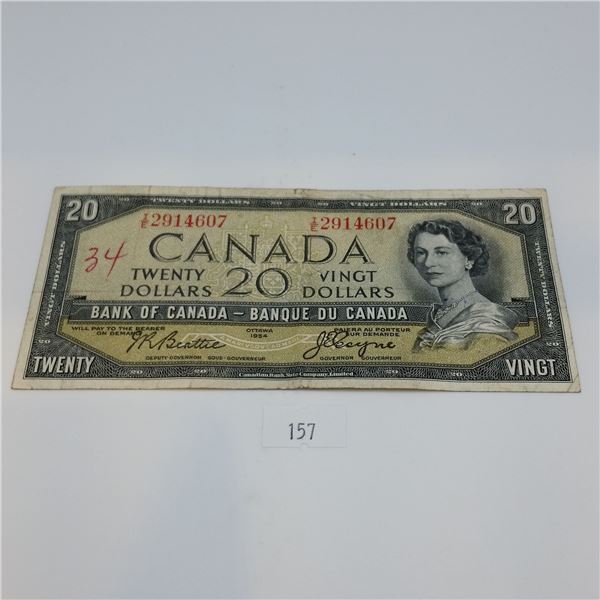 1954 Modified $20 Banknote