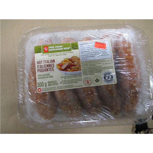SHELF PULLS (AS IS):  HOT ITALIAN SAUSAGE (500G)