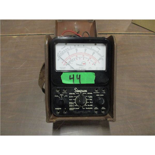 SIMPSON MULTI-METER IN CASE