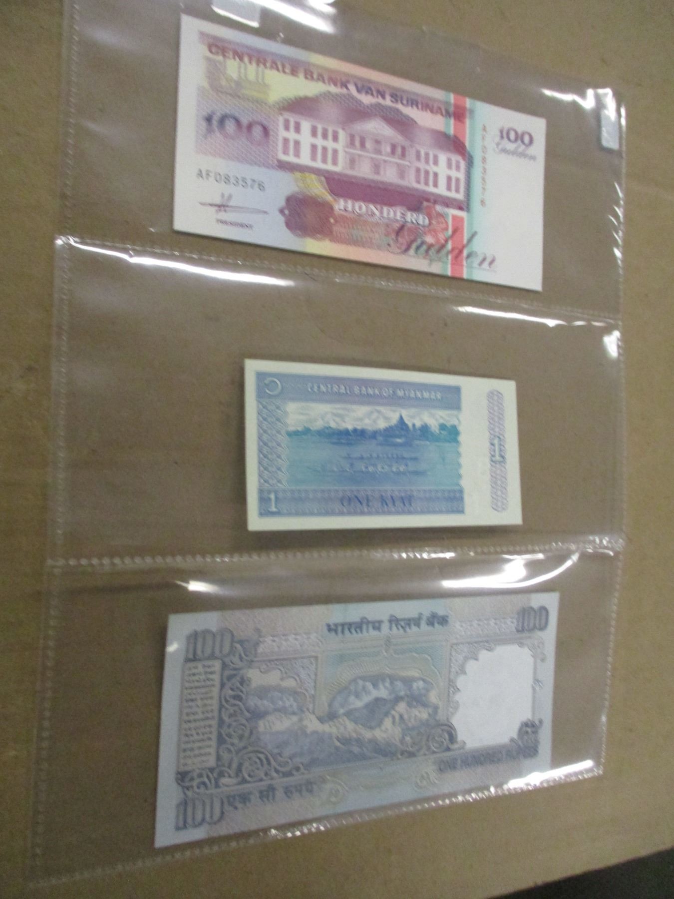 STOCK SHEET WORLD COLLECTIBLE BANK NOTES