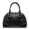 Louis Vuitton Black Epi Leather Bowling Montaigne PM Satchel Bag