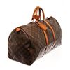 Image 2 : Louis Vuitton Brown Monogram Canvas Keepall 55 Travel Bag