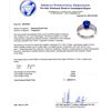 Image 3 : 2.22 ctw Tanzanite and 0.36 ctw Diamond Platinum Ring