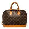 Image 1 : Louis Vuitton Brown Monogram Canvas Alma PM Satchel Bag