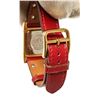 Image 5 : Hermes Red gold-Plated and Leather Medor Quartz 23mm Watch