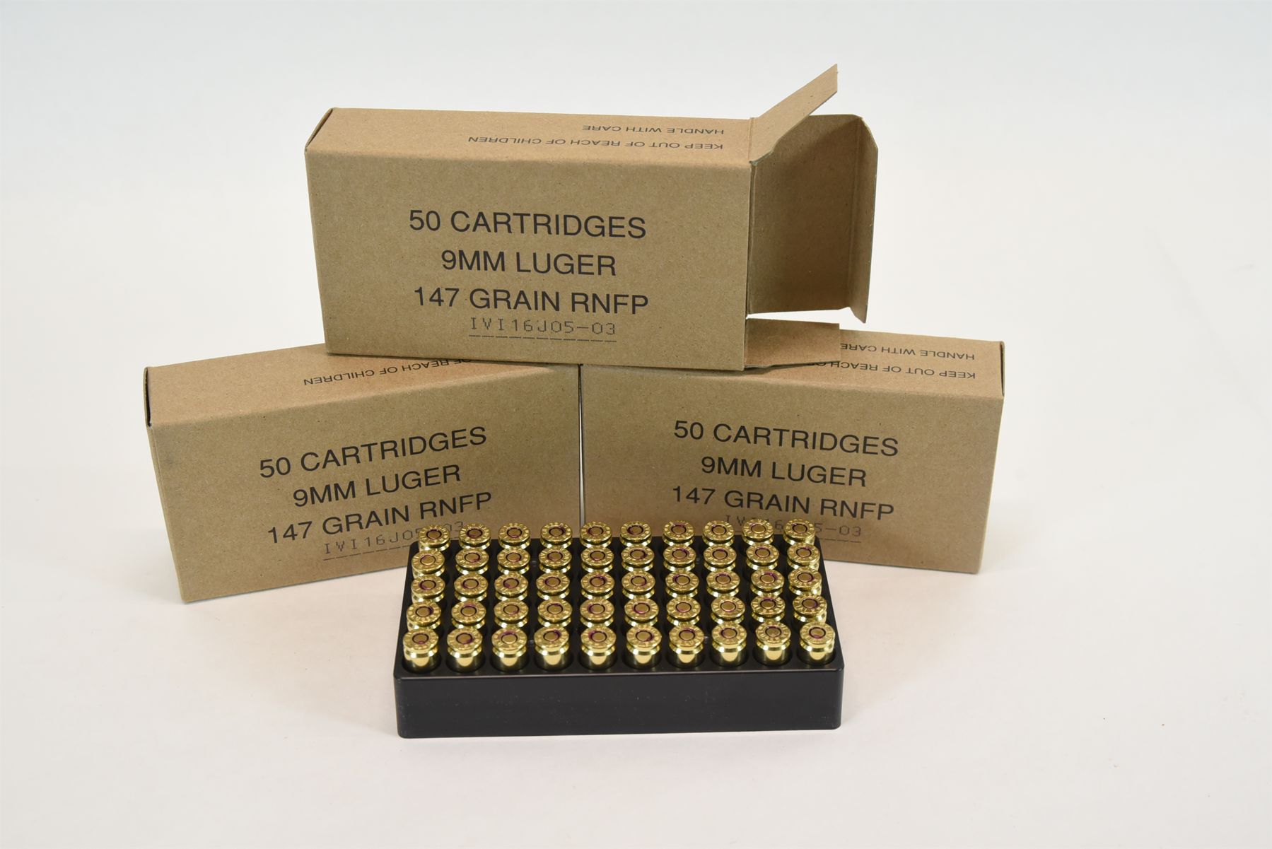 150 Rounds Book 150 Rounds General Dynamics 9mm Luger 147gr RNFP Ammunition