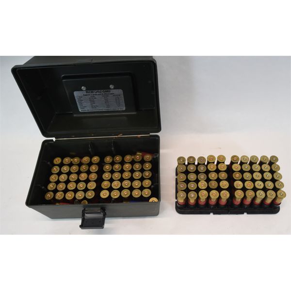 Box Lot Shotgun Ammunition in Plastic MTM Shell Case