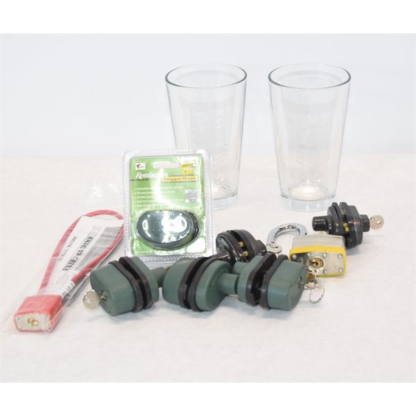 Box Lot Glasses & Trigger Locks