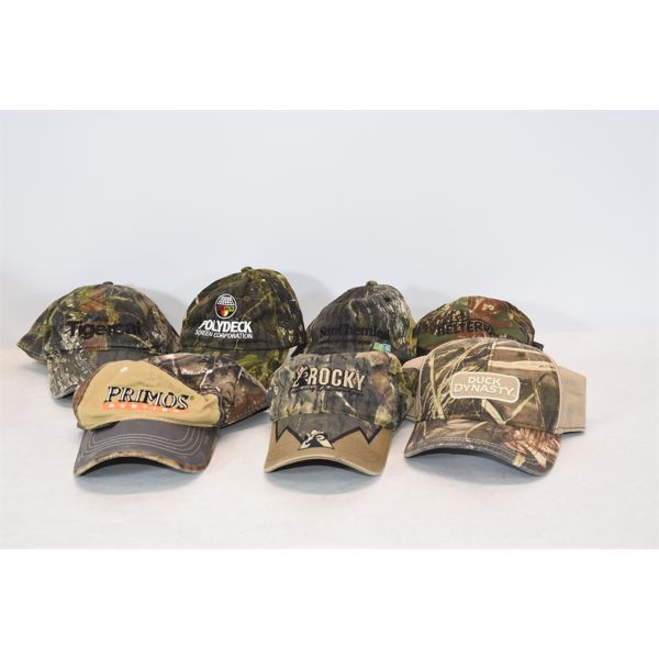 Box Lot Camo Adjustable Hats