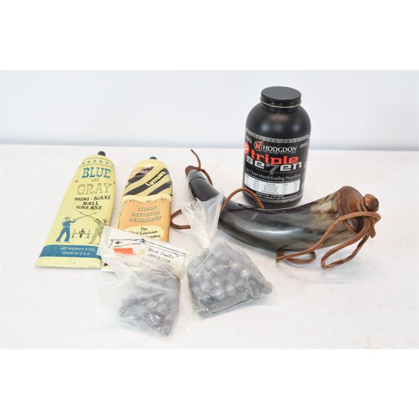 Box Lot Black Powder Accessories
