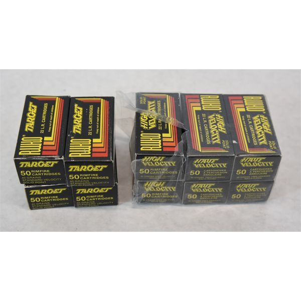 500 Rounds Ruko 22LR Ammunition 