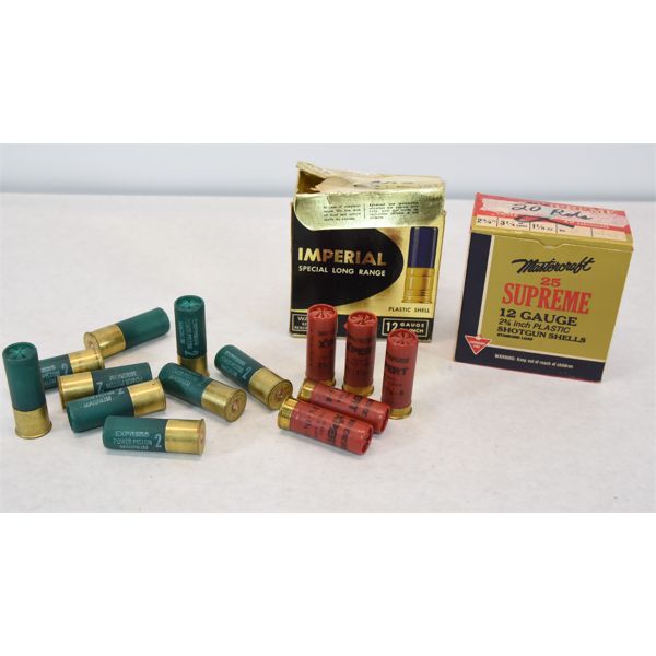 Box Lot Mixed 12 Gauge Ammunition 