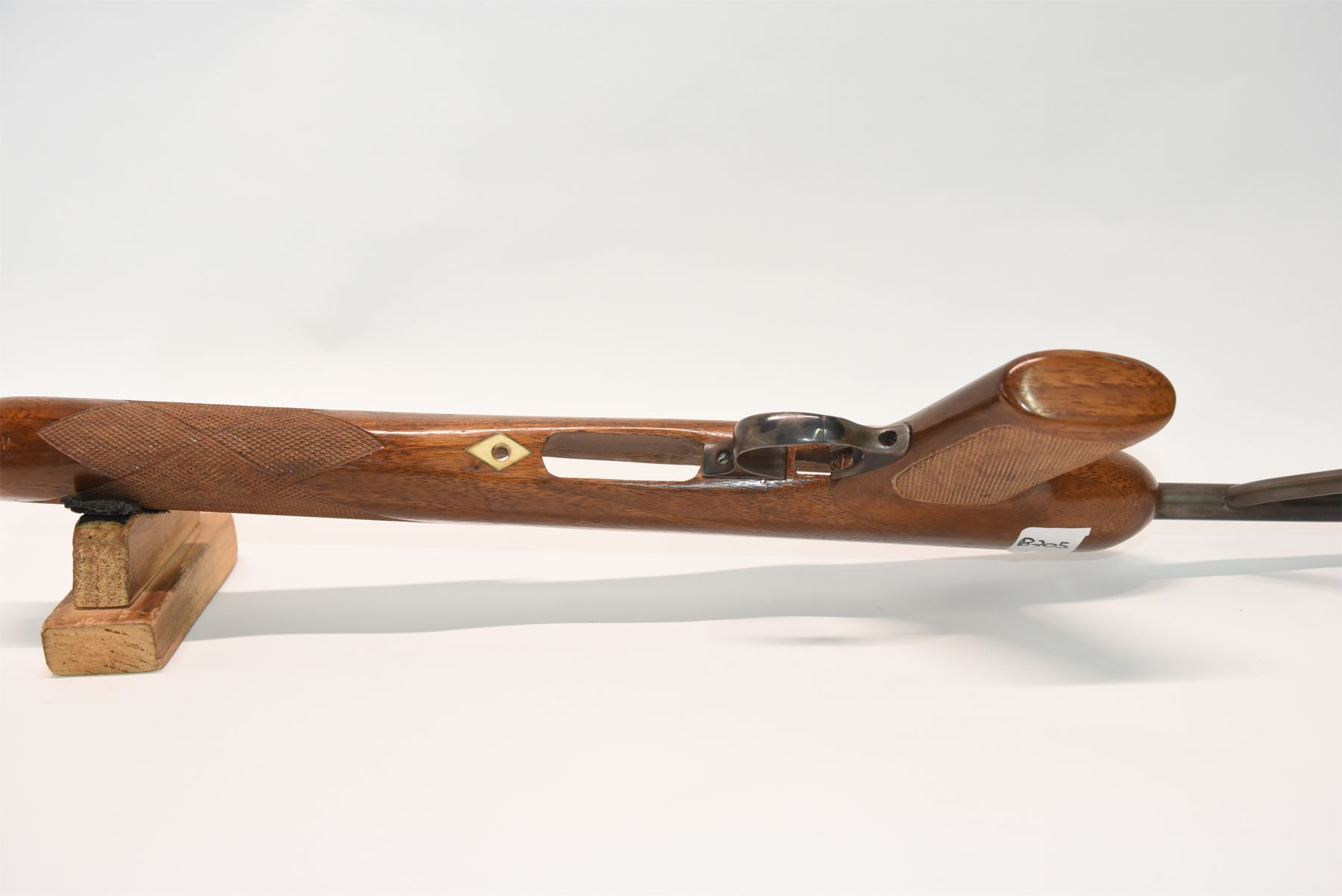 .22 Long Rifle Semi-Automatic Pistol Grip Rifle Wood Stock w/ Skeleton ...