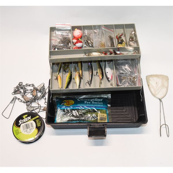 Small Tackle Box w/ Accessories 