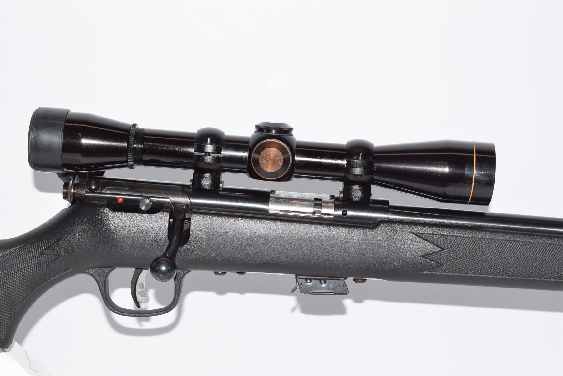 Savage Mark II .17 Mach 2 Caliber Bolt Action Rifle w/ Leupold M8 6x ...