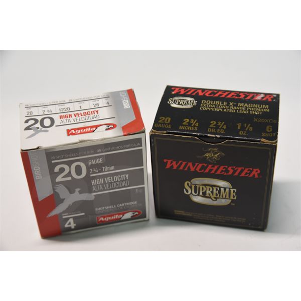 50 Rounds 20 Gauge Ammunition 