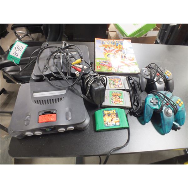 Nintendo 64 Game System lot