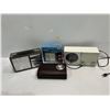 Image 3 : Seven Vintage Radios 12x7 and smaller Brands include Sony, Solid State, Realistic and more